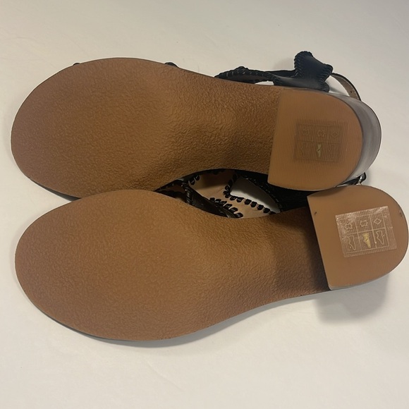 Jack Rogers Jackie Heeled Whipstitch Gladiator Sandals - Picture 7 of 8